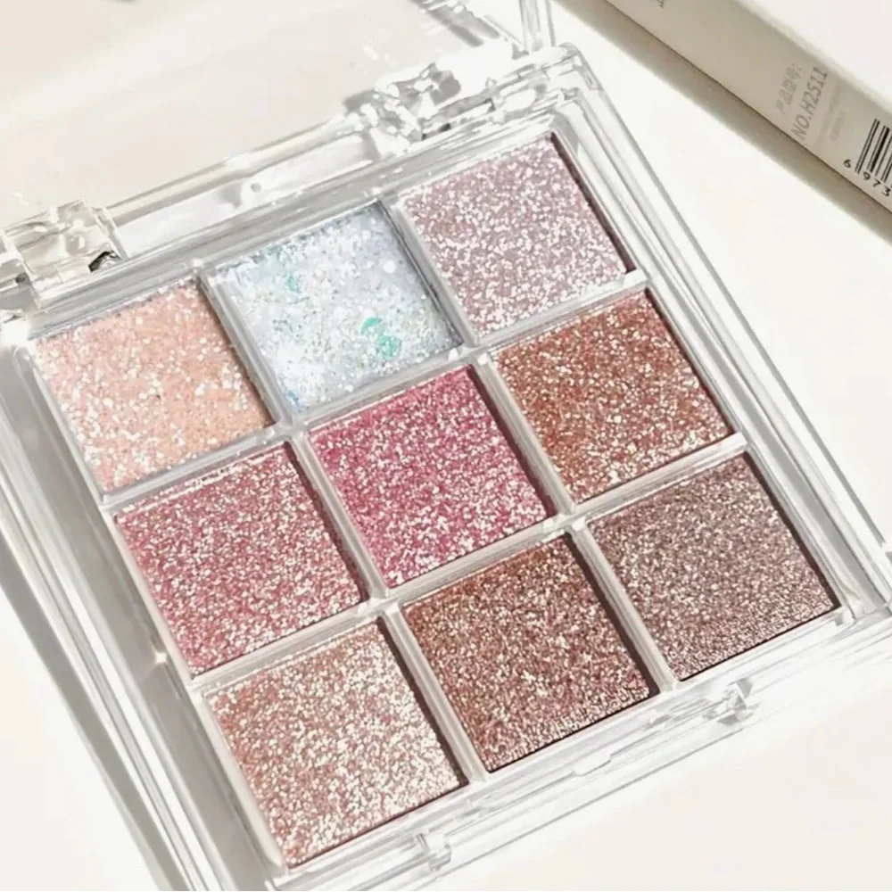 Glitter Eyeshadow Palette - Pink and Gold
